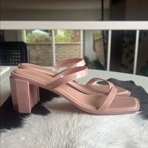Jeffrey Campbell Blush Pink Strappy Heels
